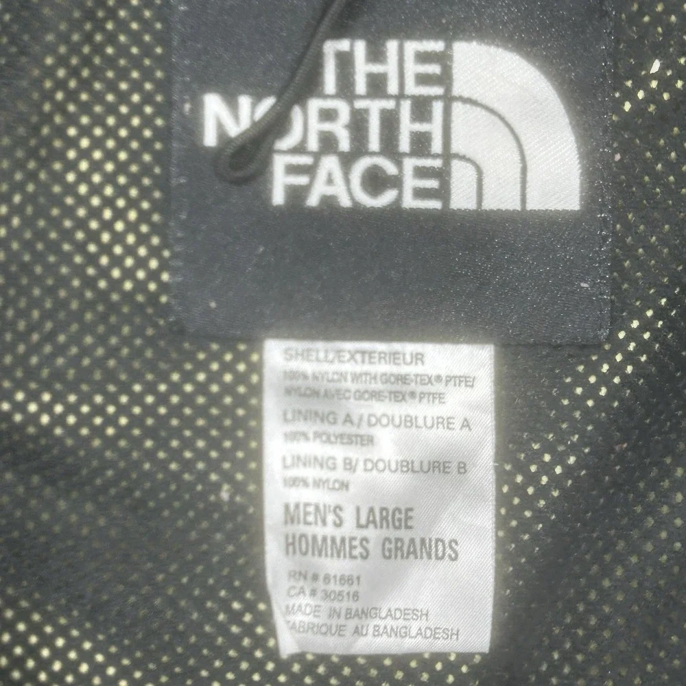 Vintage The North Face Jacket Mens L Blue Black Gore-Tex‎ Mountain Light Ski 90s